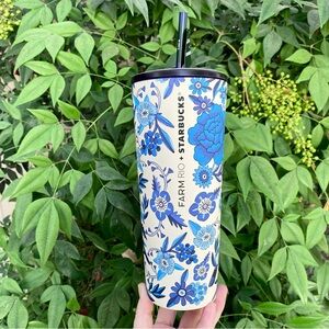 Starbucks x FARM Rio Limited Edition Lenco Azulejo venti cold tumbler